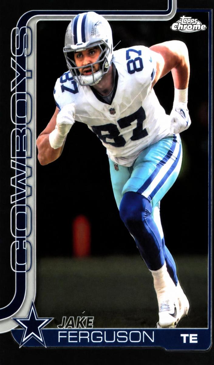 Jake Ferguson 2025 Topps Chrome Football card