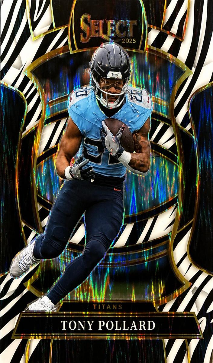 Tony Pollard 2025 Select Football card