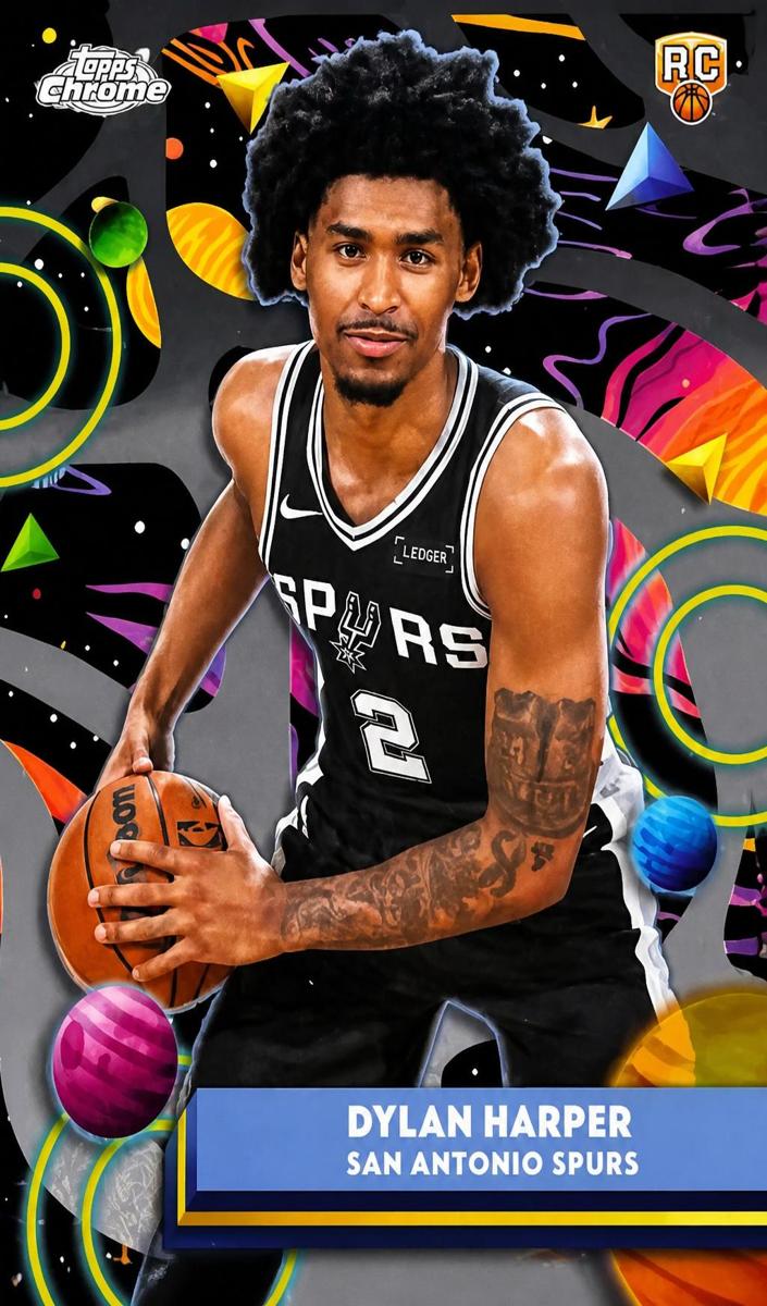 Dylan Harper 2025-26 Cosmic Chrome Basketball card