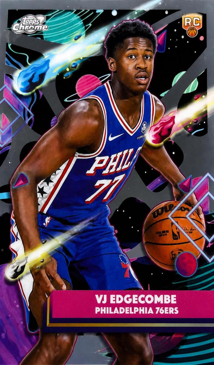 VJ Edgecombe 2025-26 Cosmic Chrome Basketball card