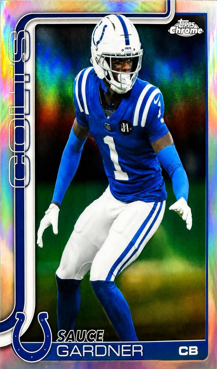 Sauce Gardner 2025 Topps Chrome Football card