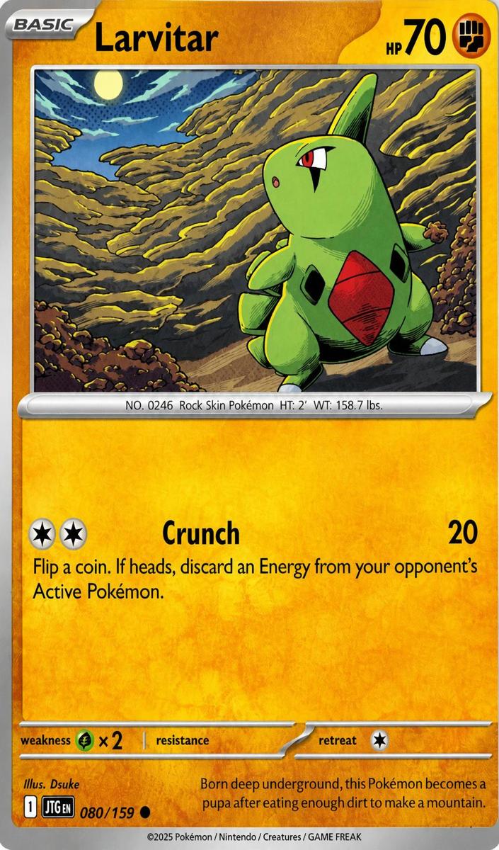 Larvitar 2025 Pokemon Scarlet & Violet Journey Together