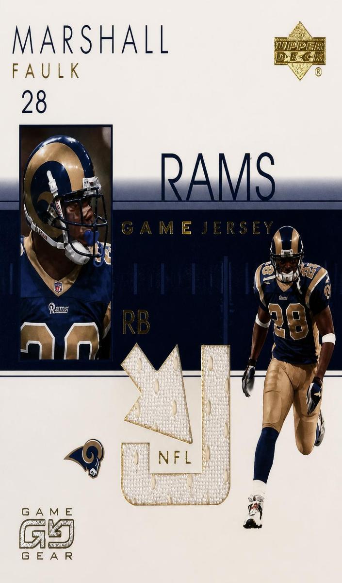2001 Marshall Faulk #MF-J