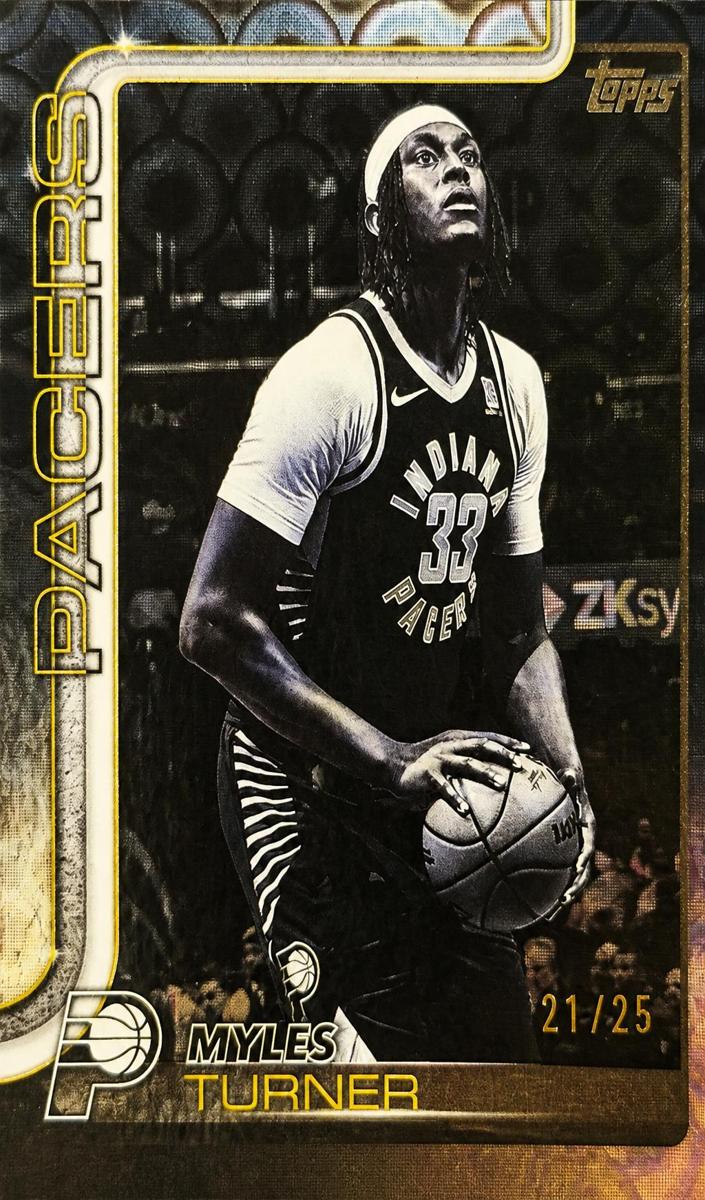 Myles Turner 2025 Topps Basketball card