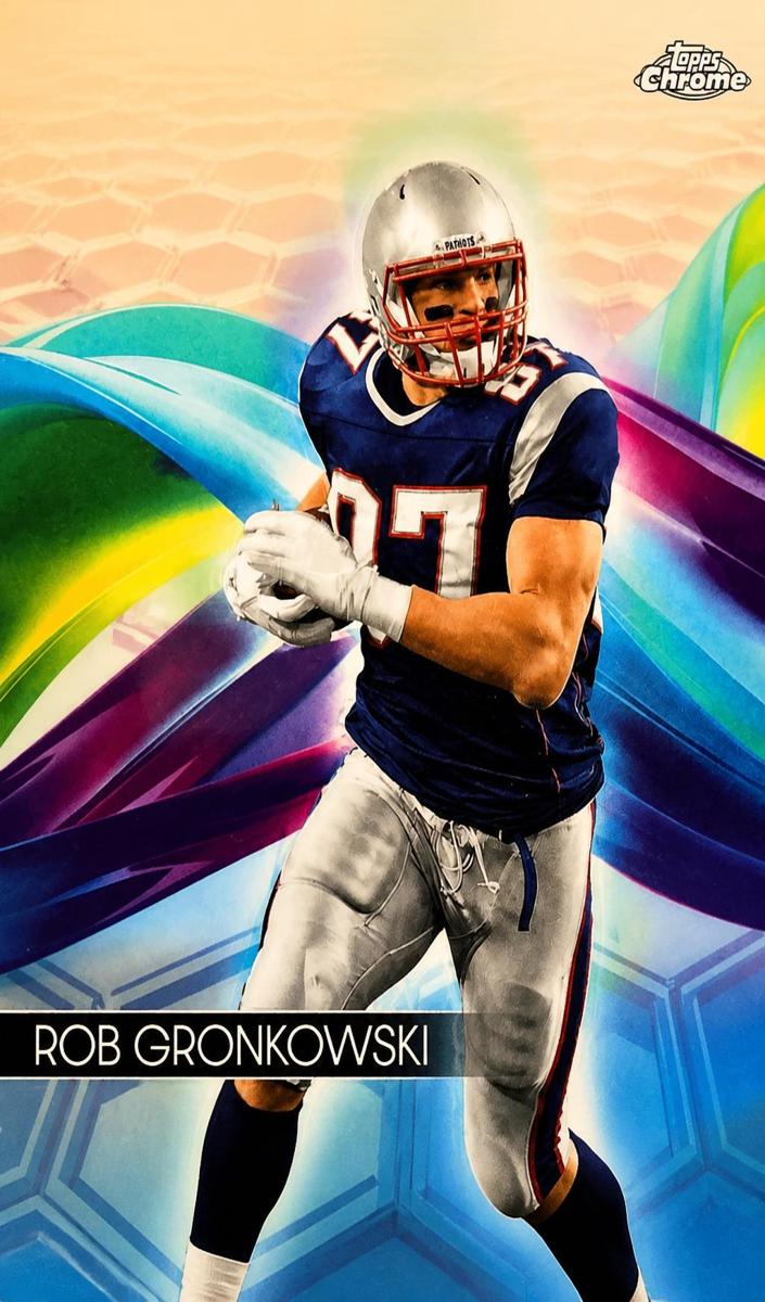 2024 Topps Chrome Helix Rob Gronkowski #H-4 card