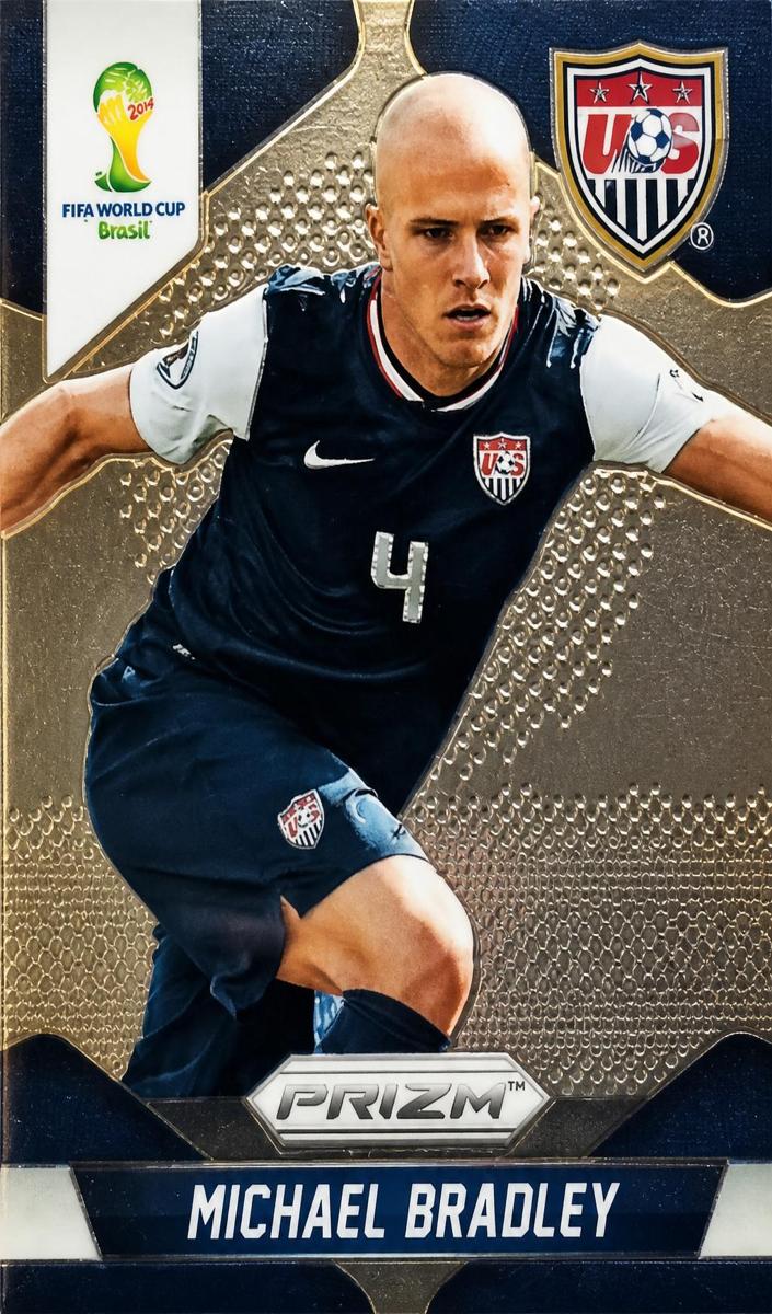 2014 Panini Prizm World Cup Michael Bradley [Blue Pulsar] #68 card