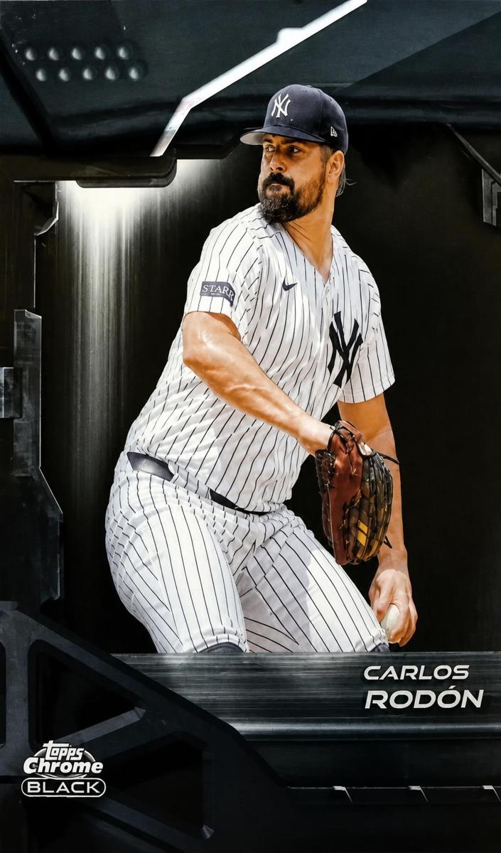 2026 Topps Chrome Black Carlos Rodon #165 card