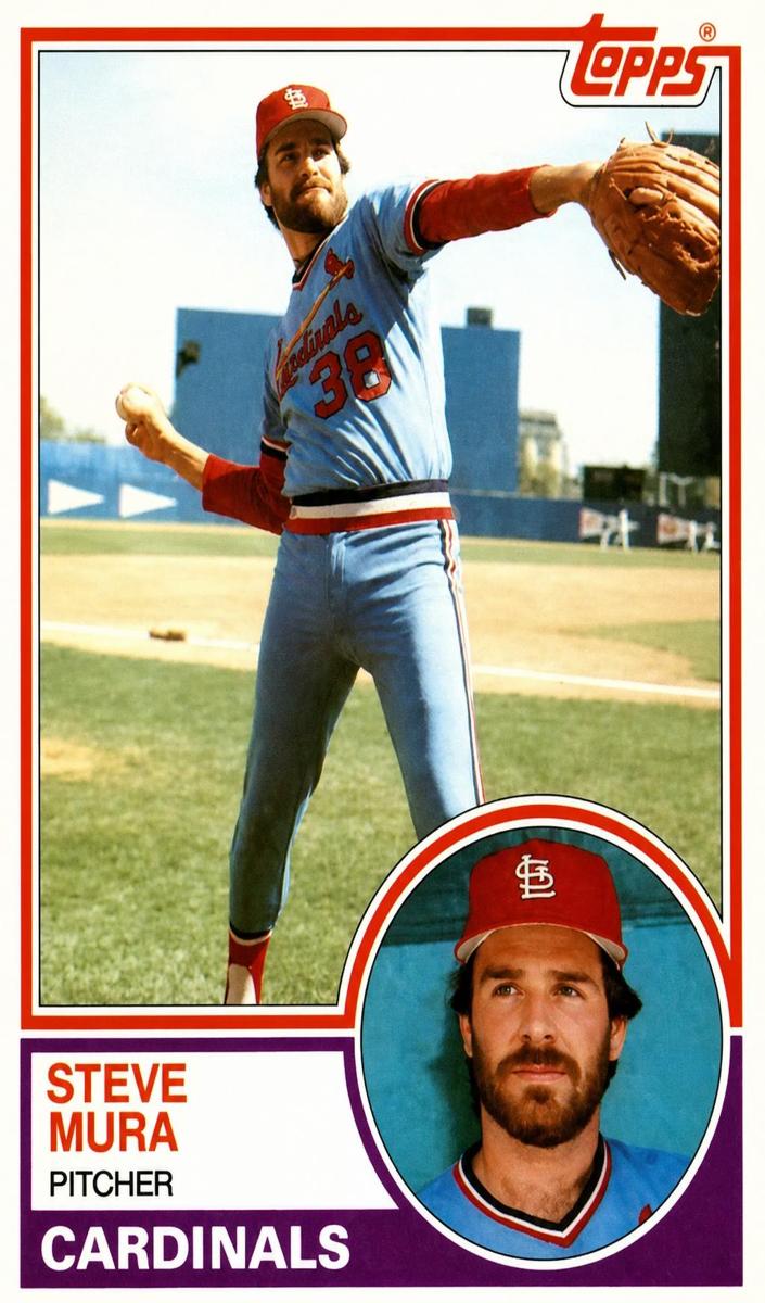 1983 Topps Steve Mura #24 card