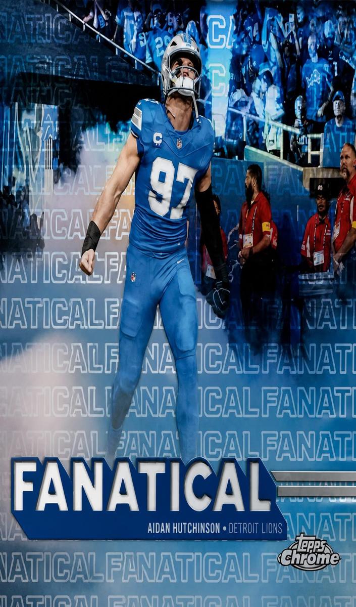 Aidan Hutchinson 2025 Topps Chrome Fanatical Football