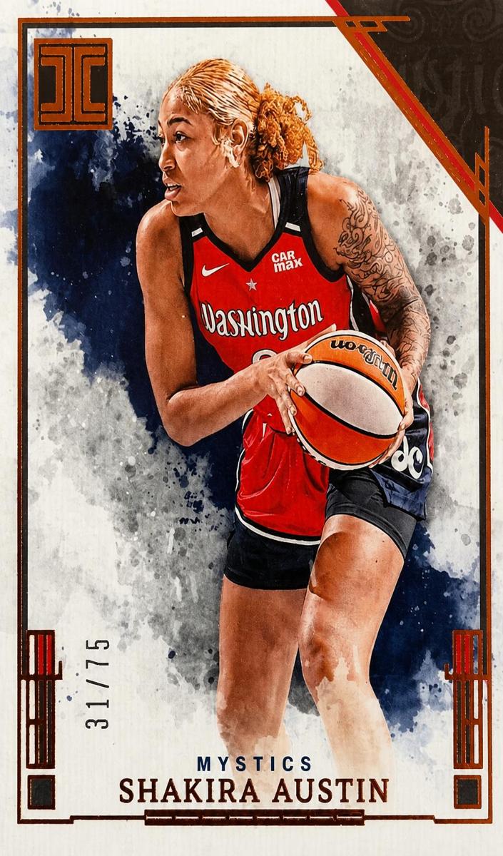2025 Panini Impeccable WNBA Shakira Austin #10 card