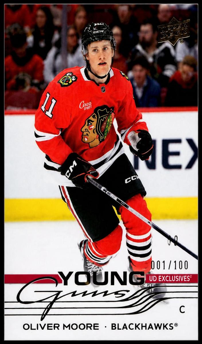 2025 Upper Deck Oliver Moore [Exclusives] #216 card