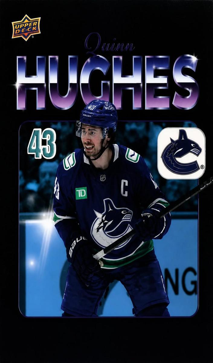 2025 Upper Deck Quinn Hughes #BL-2 card