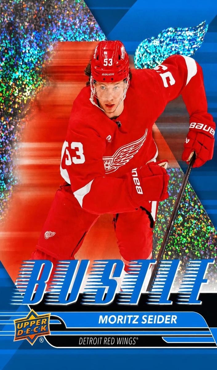 2025 Upper Deck Moritz Seider [Speckle] #B-18 card
