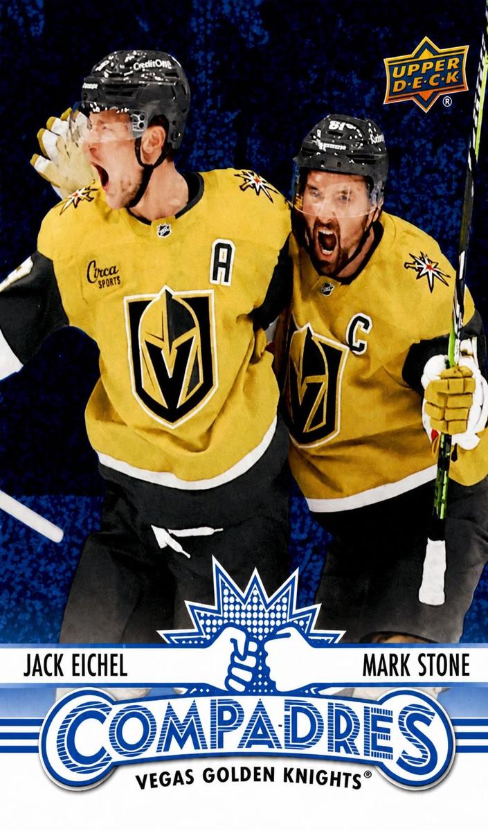 2025 Upper Deck Jack Eichel / Mark Stone [Speckle] #CM-14 card