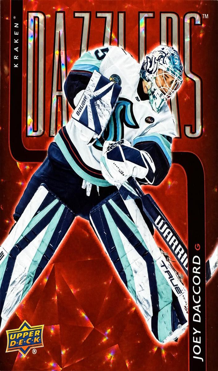 2025 Upper Deck Joey Daccord [Red] #DZ-8 card