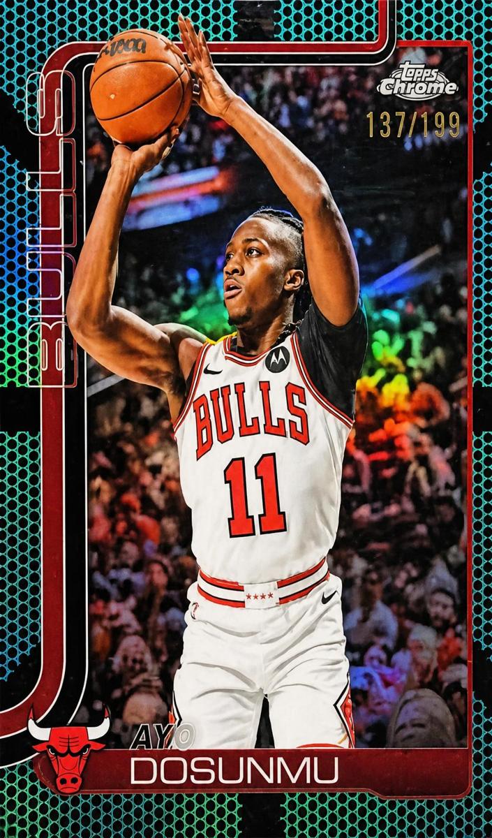 Ayo Dosunmu 2025-26 Topps Chrome Basketball card