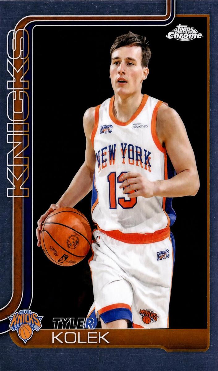 Tyler Kolek 2025-26 Topps Chrome Basketball card