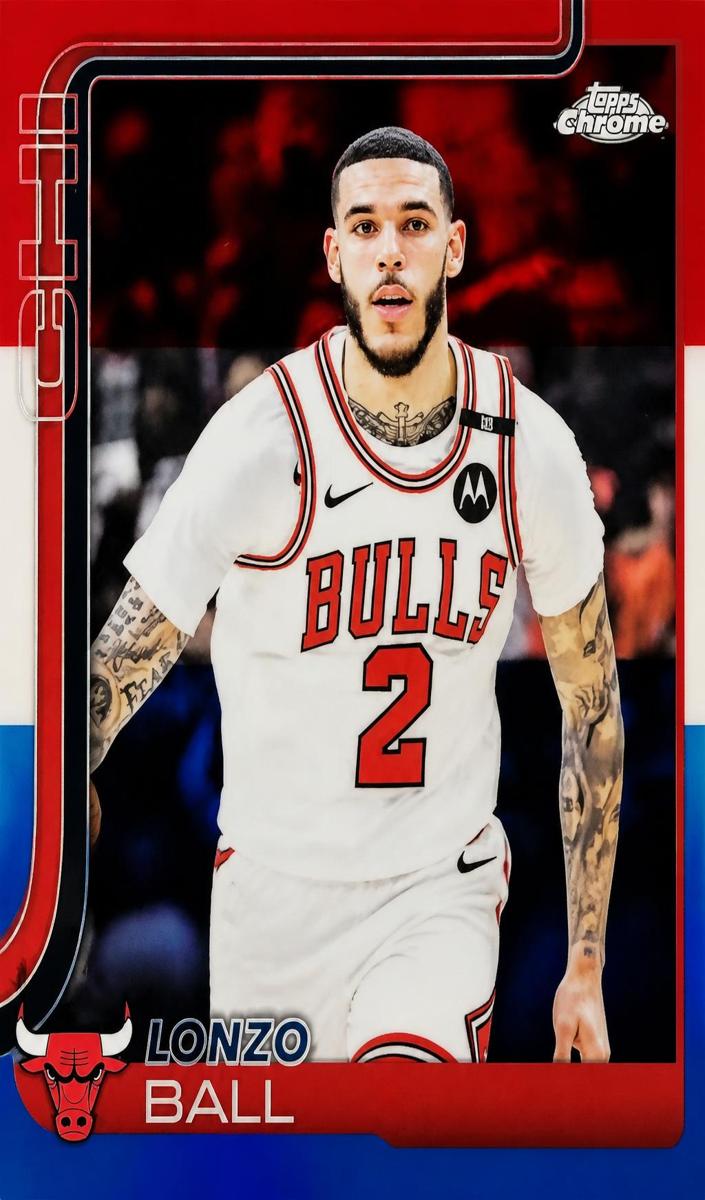 Lonzo Ball 2025-26 Topps Chrome Basketball card