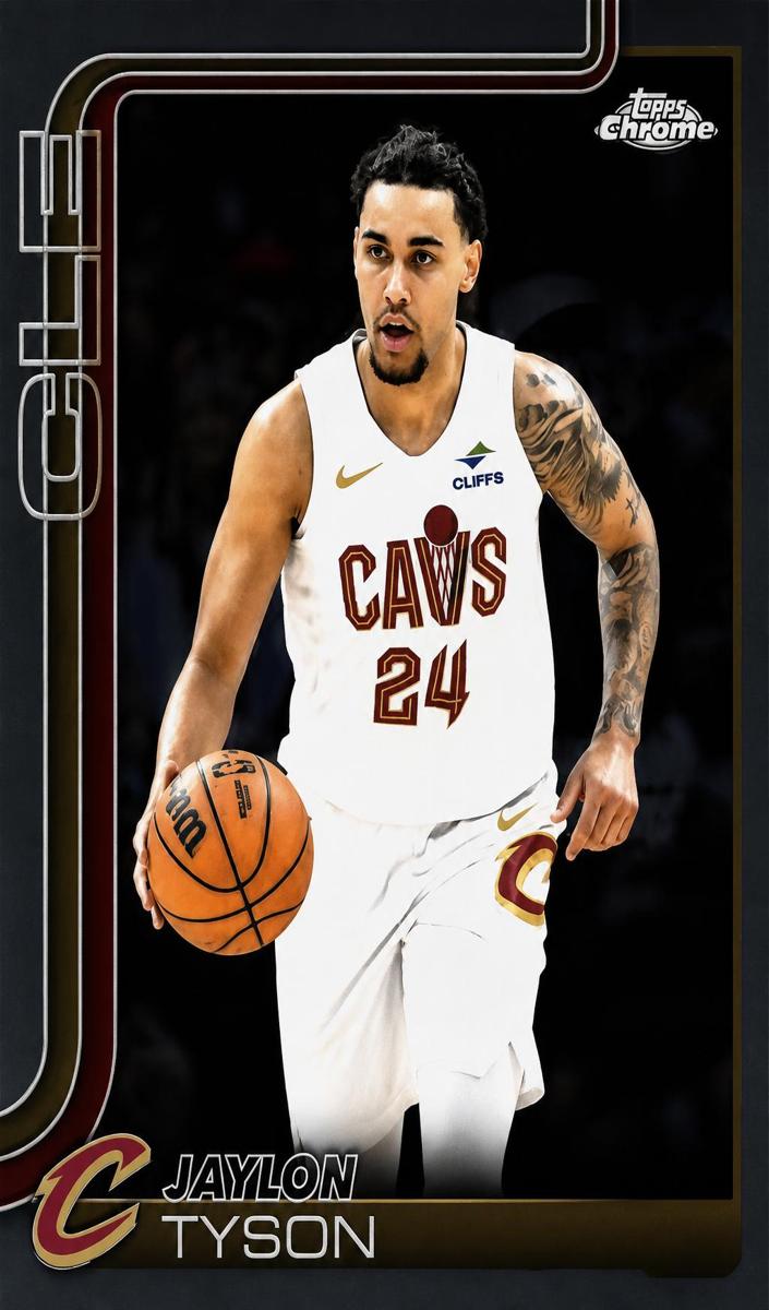 Jaylon Tyson 2025-26 Topps Chrome Basketball card