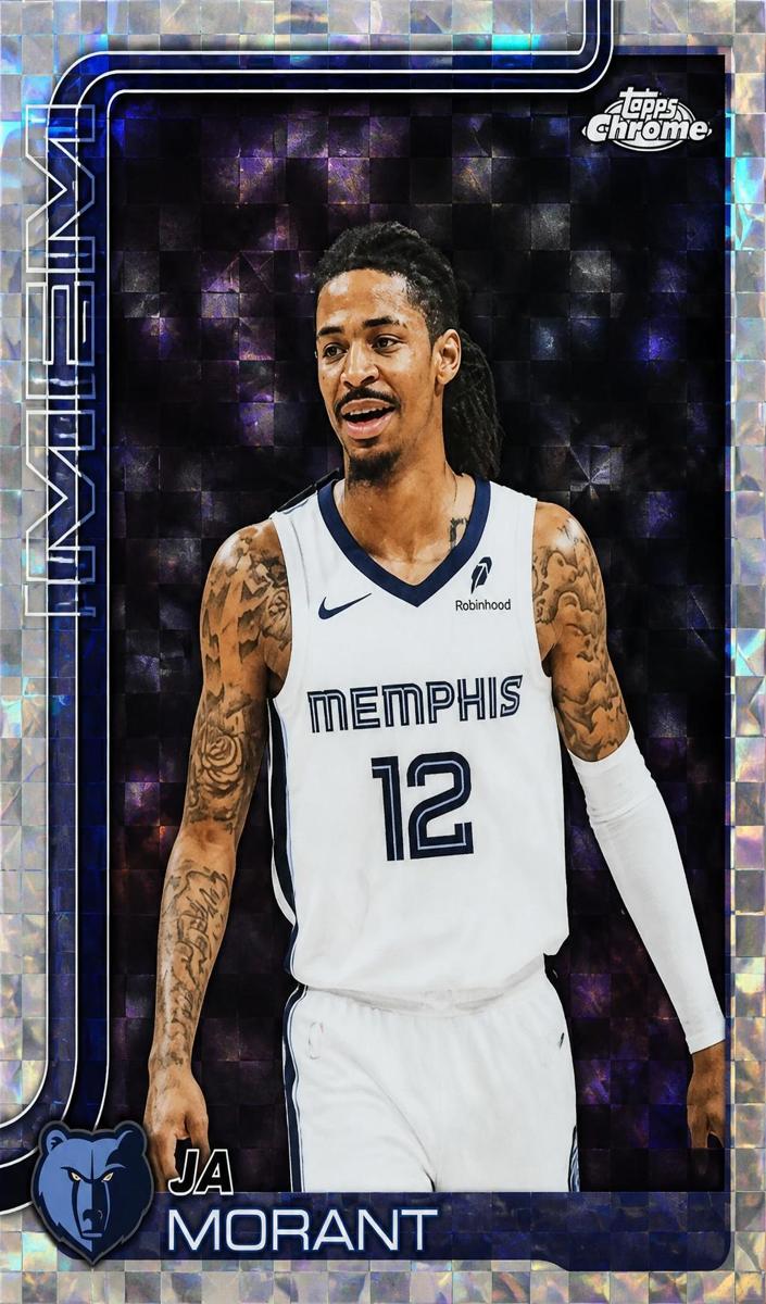 Ja Morant 2025-26 Topps Chrome Basketball card