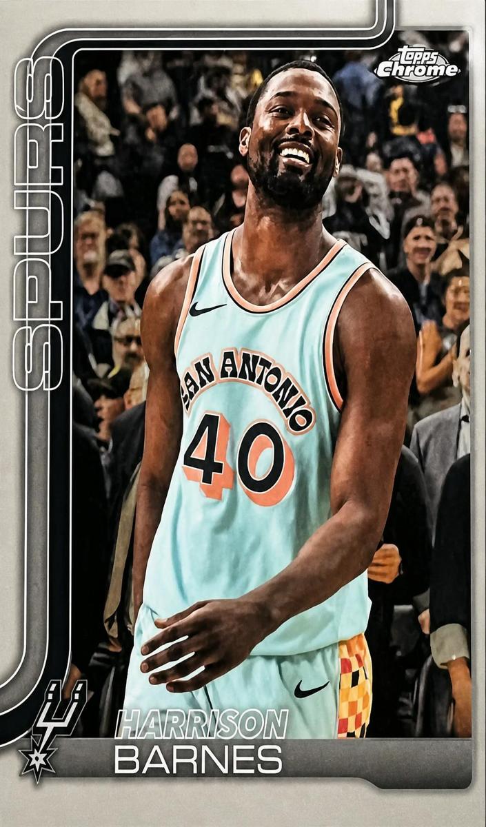 Harrison Barnes 2025-26 Topps Chrome Basketball card