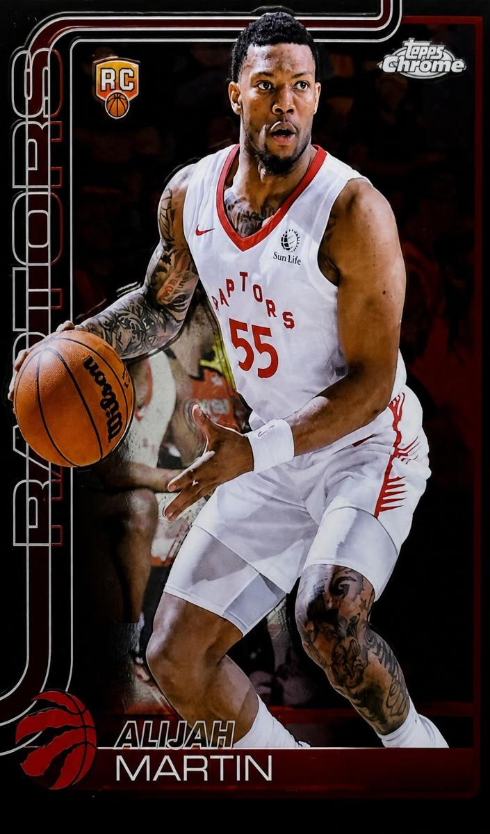 Alijah Martin 2025-26 Topps Chrome Basketball card