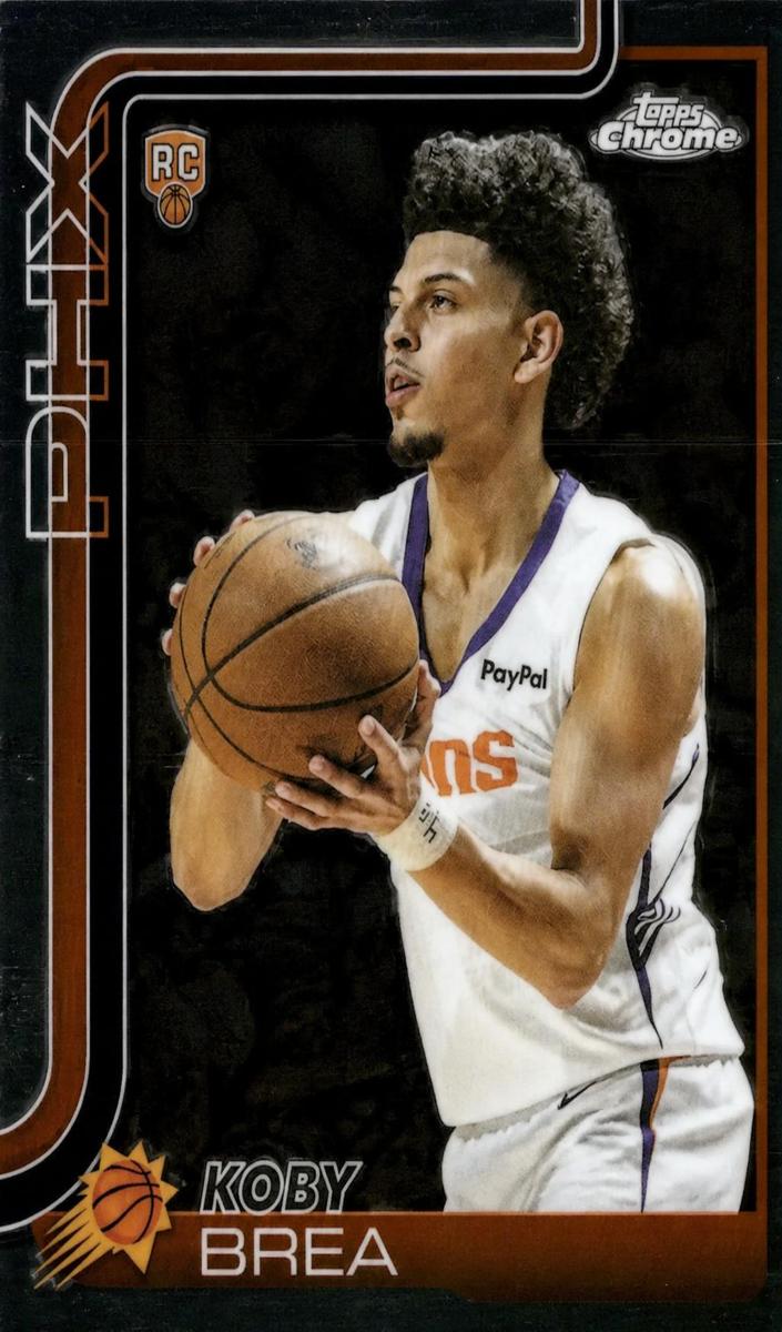 Koby Brea 2025-26 Topps Chrome Basketball card