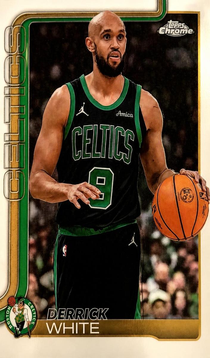 Derrick White 2025-26 Topps Chrome Basketball card