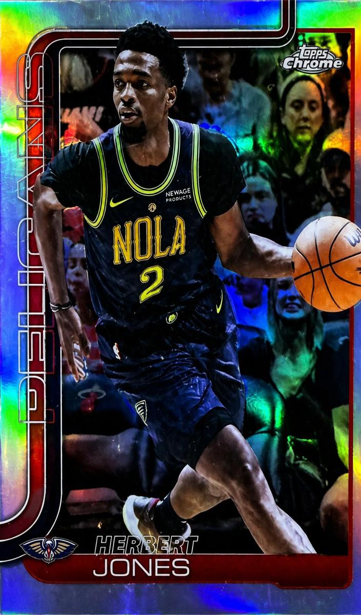 Herbert Jones 2025-26 Topps Chrome Basketball card