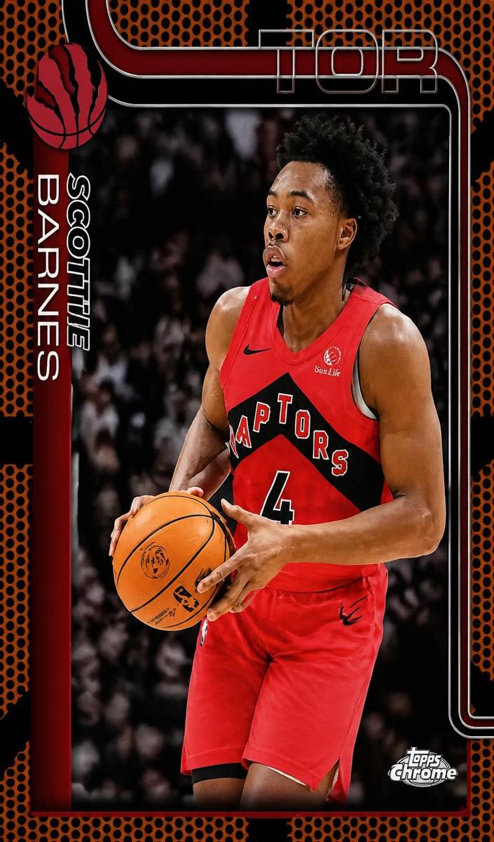 Scottie Barnes 2025-26 Topps Chrome Basketball card