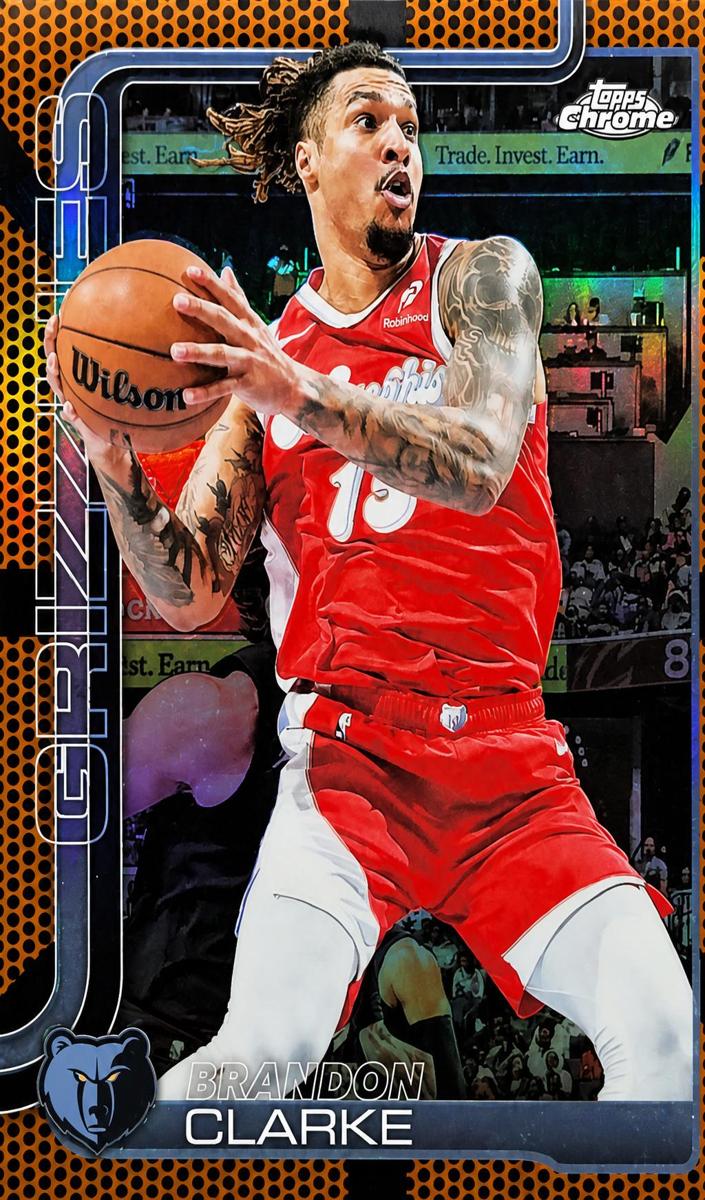 Brandon Clarke 2025-26 Topps Chrome Basketball card