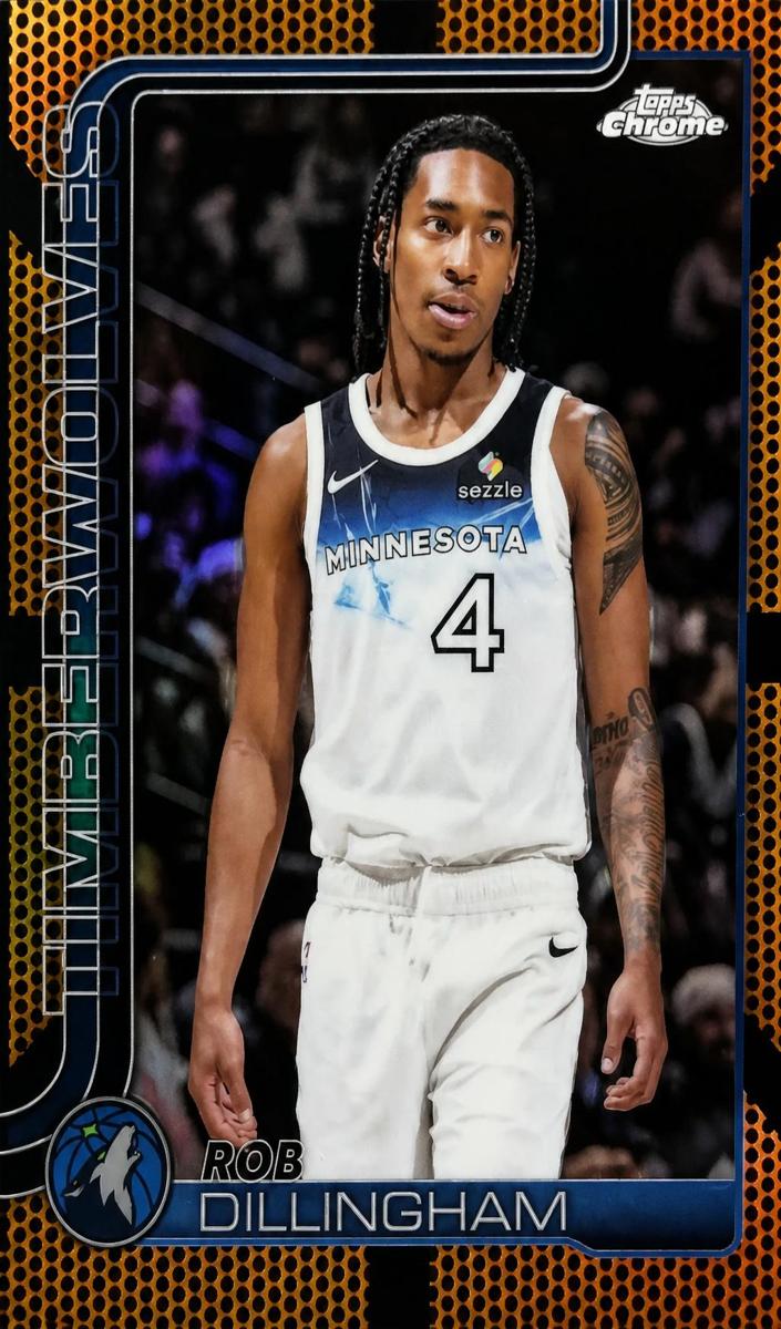 Rob Dillingham 2025-26 Topps Chrome Basketball card