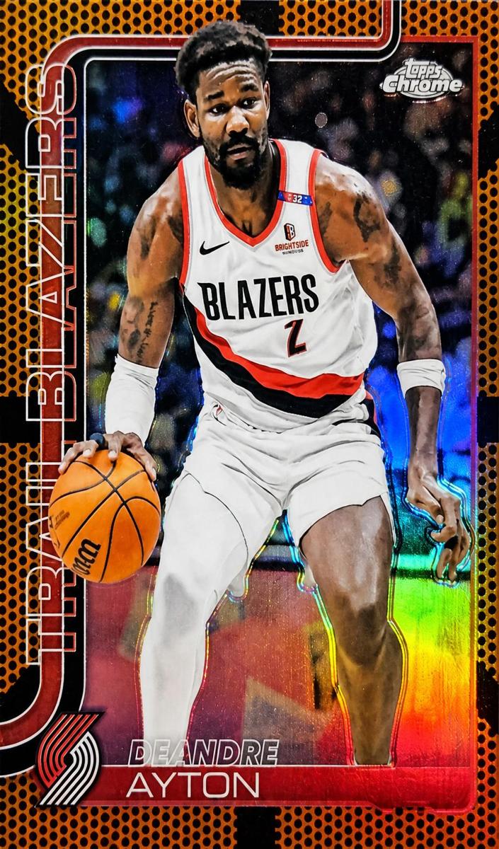 Deandre Ayton 2025-26 Topps Chrome Basketball card