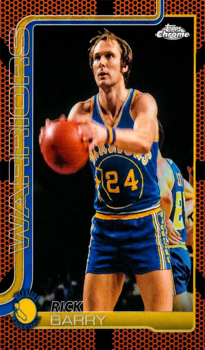 Rick Barry 2025-26 Topps Chrome Basketball card