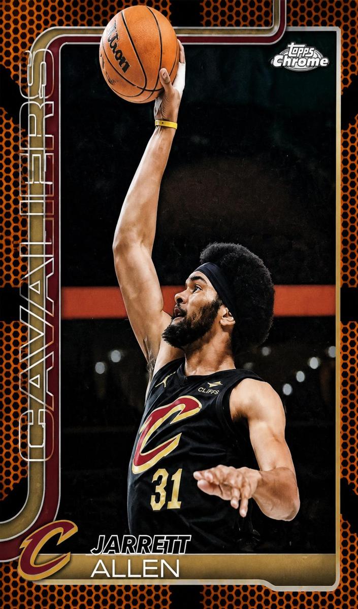 Jarrett Allen 2025-26 Topps Chrome Basketball card