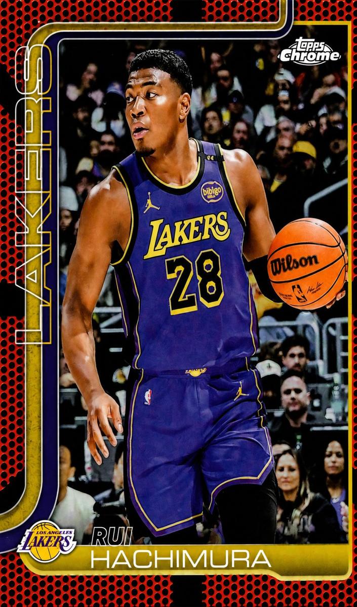 Rui Hachimura 2025-26 Topps Chrome Basketball card