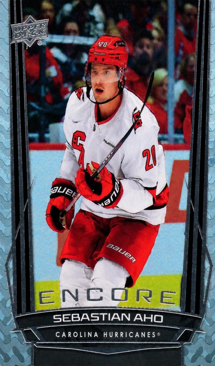 2025 Upper Deck Sebastian Aho #E-54 card