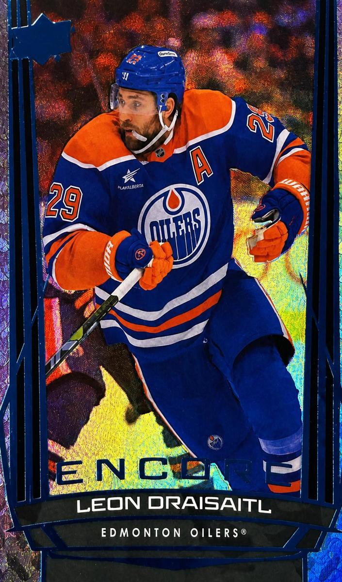2025 Upper Deck Leon Draisaitl [Blue] #E-37 card
