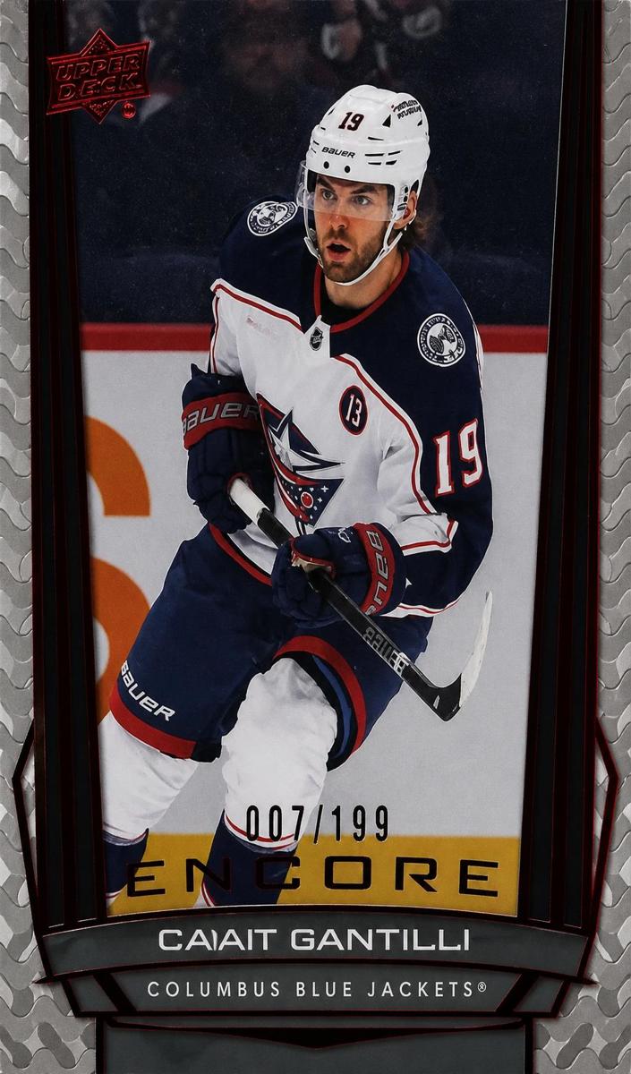 2025 Upper Deck Adam Fantilli [Red] #E-11 card