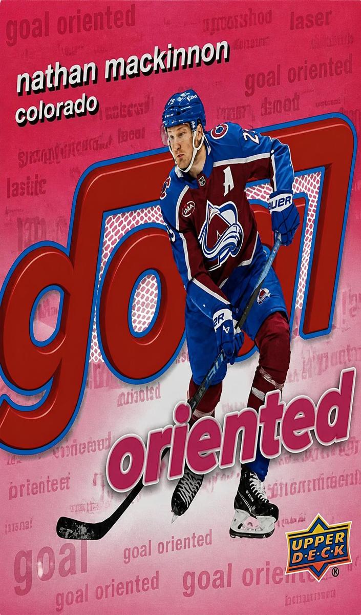 2025 Upper Deck Nathan MacKinnon [Red] #GO-7 card