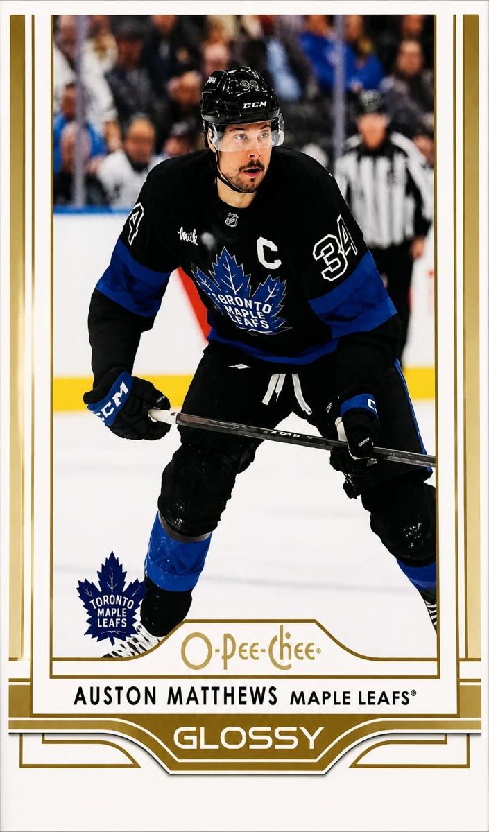 2025 Upper Deck Auston Matthews [Gold] #OG-25 card