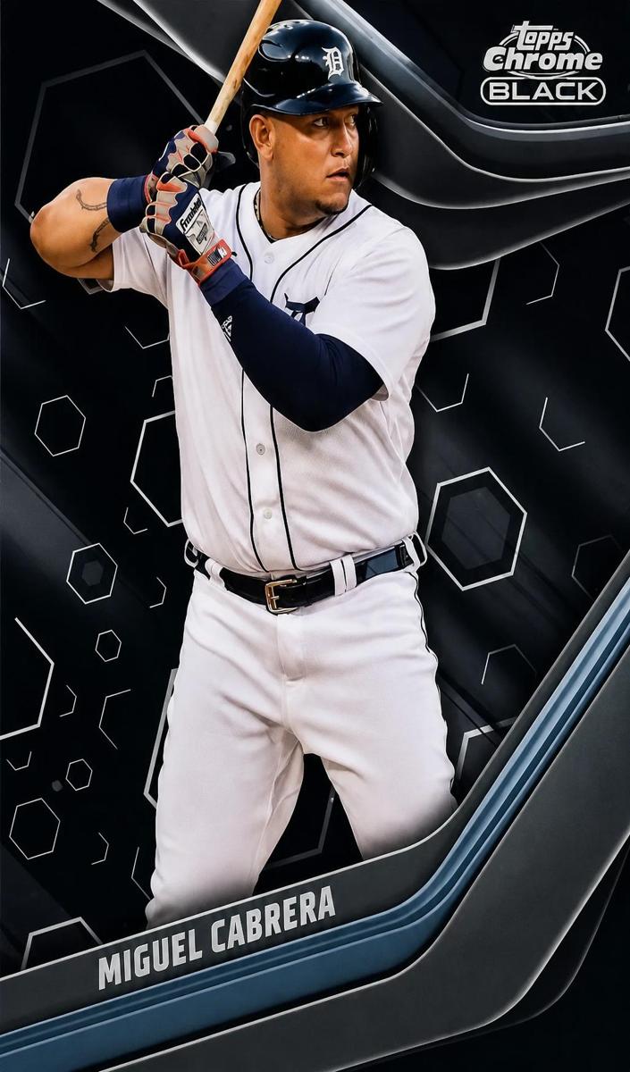 2023 Topps Chrome Black Miguel Cabrera [Gold] #13 card