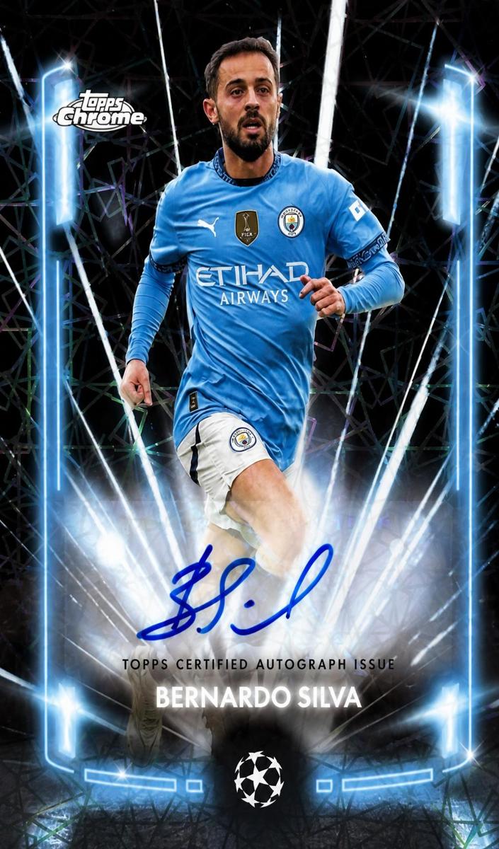 2024 Bernardo Silva [Orange Refractor] #LA-BS