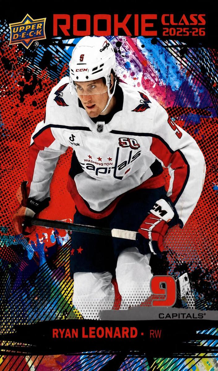 2025 Upper Deck Ryan Leonard [Red] #RC-1 card