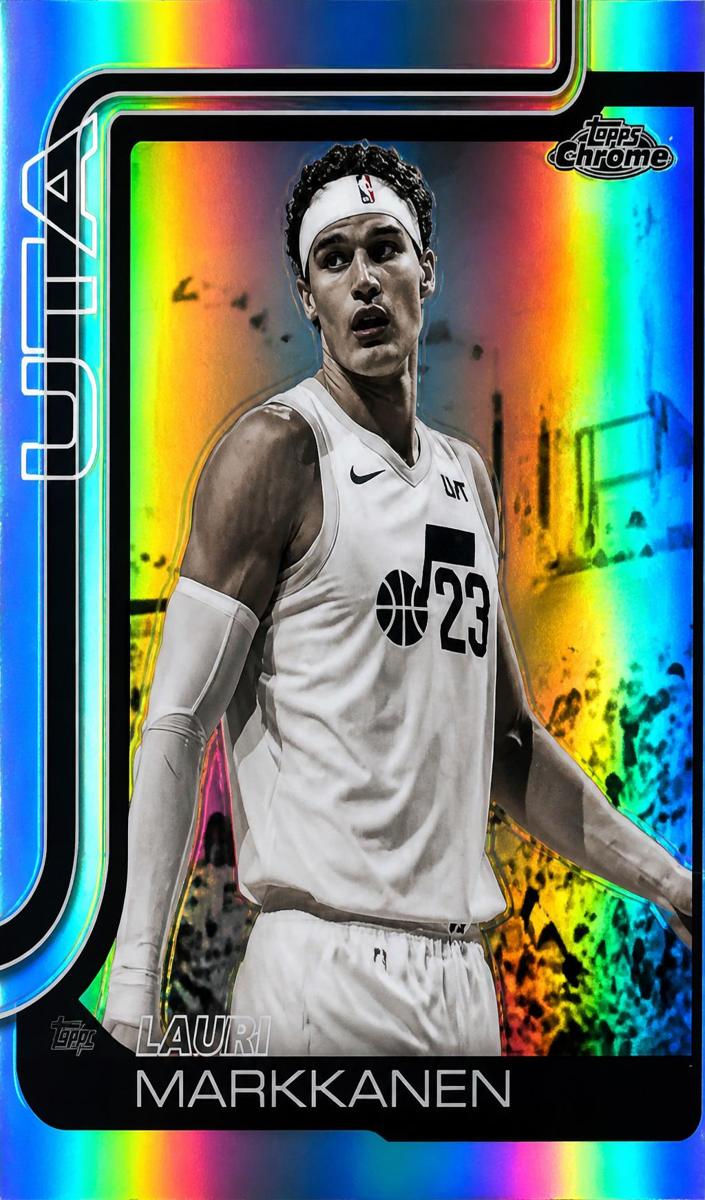 Lauri Markkanen 2025-26 Topps Chrome Basketball card
