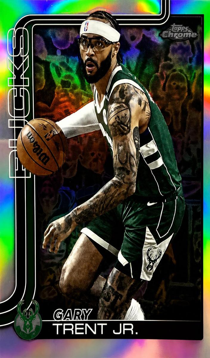 Gary Trent Jr. 2025-26 Topps Chrome Basketball card