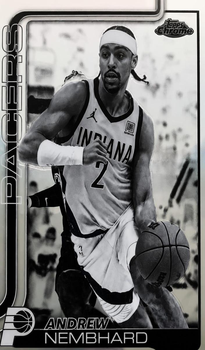 Andrew Nembhard 2025-26 Topps Chrome Basketball card
