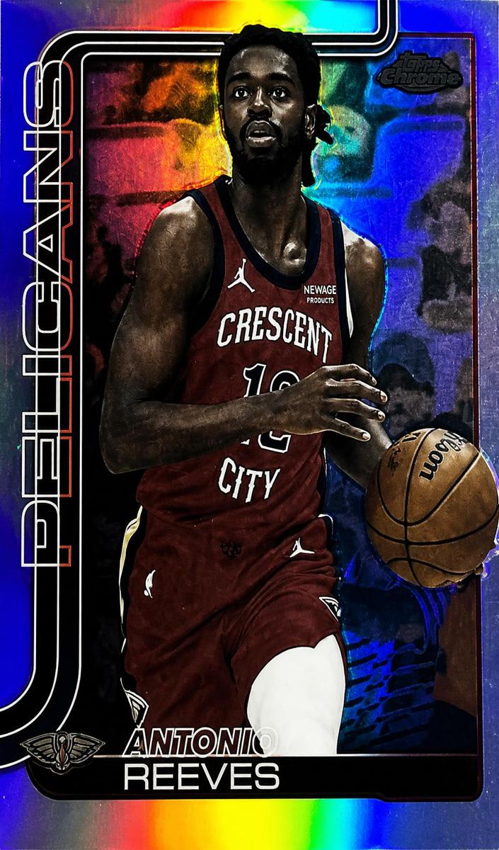 Antonio Reeves 2025-26 Topps Chrome Basketball card