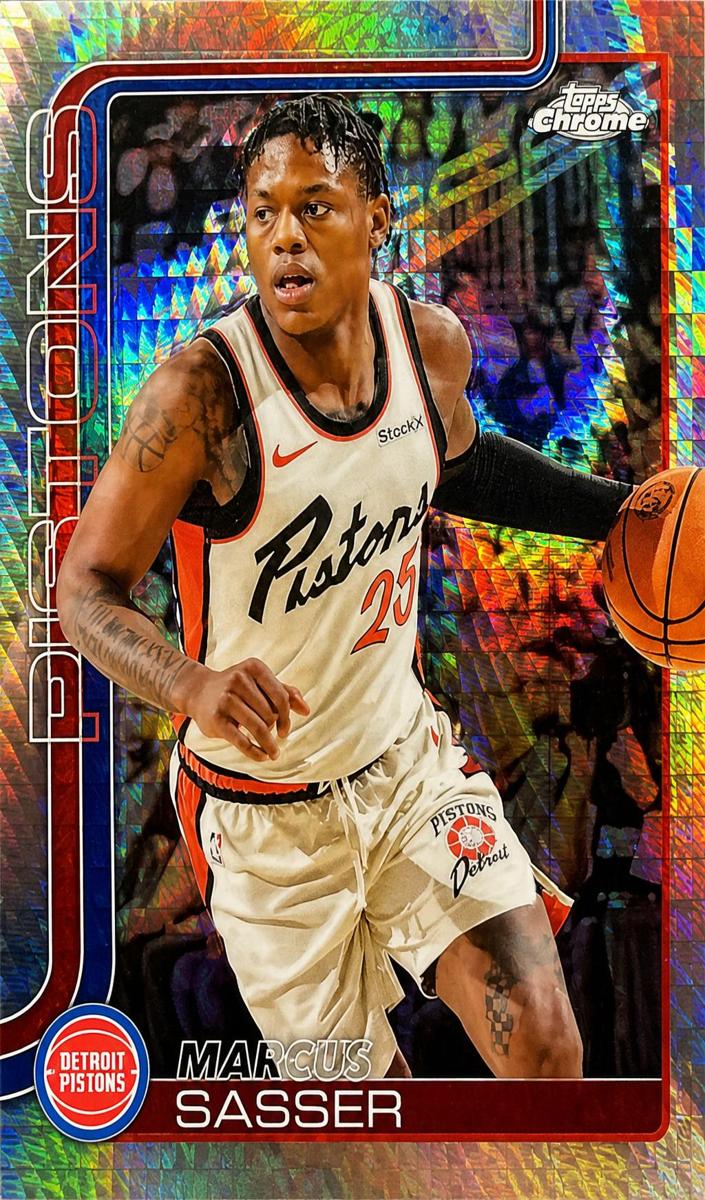 Marcus Sasser 2025-26 Topps Chrome Basketball card