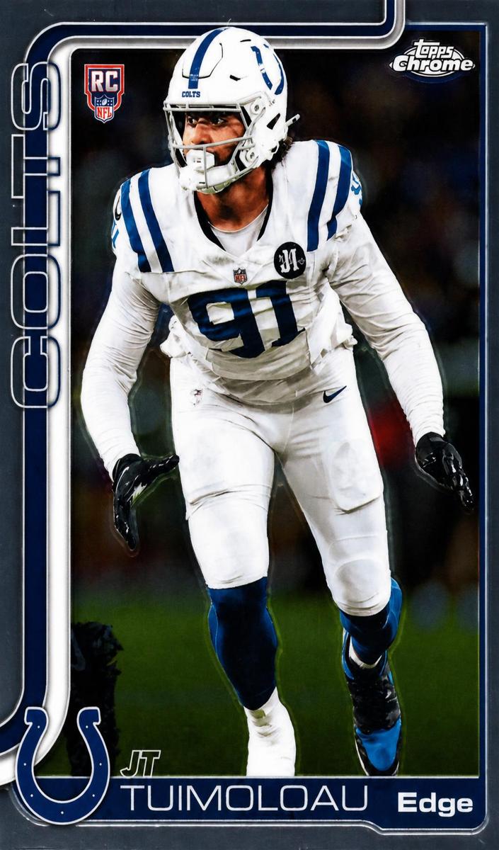 JT Tuimoloau 2025 Topps Chrome Football card